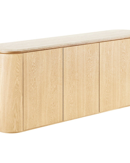 Larvik senkki 180 cm - graniitti/saarniviilu - KalusteDuo_Huonekaluliike_senkit
