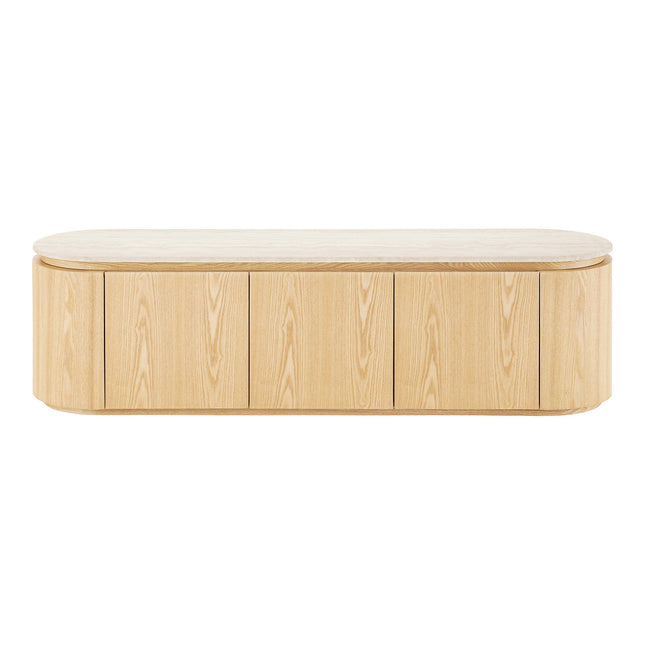 Larvik TV-taso 160 cm - graniitti/saarniviilu - KalusteDuo_Huonekaluliike_TV-tasot