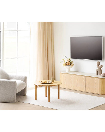 Larvik TV-taso 160 cm - graniitti/saarniviilu - KalusteDuo_Huonekaluliike_TV-tasot
