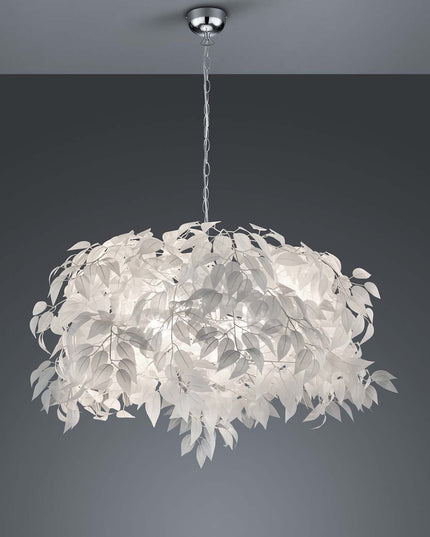 Leaf kattovalaisin 70 cm - kromi/valkoinen - #KalusteDuo_#Huonekaluliike_Kattovalaisin