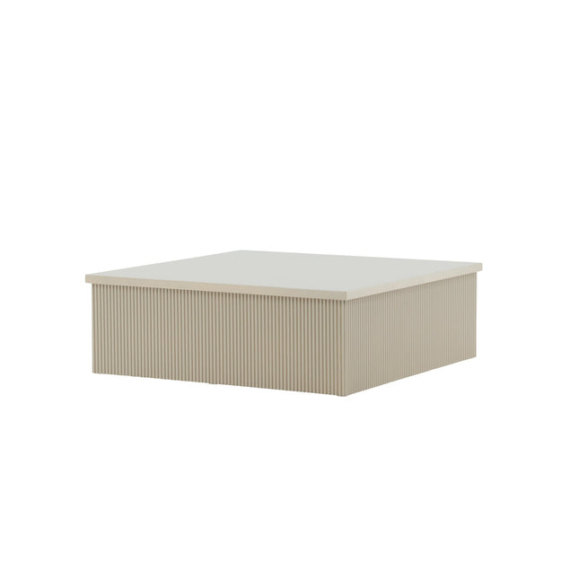 Lenox sohvapöytä 90x90 cm - Beige - KalusteDuo_Huonekaluliike_Pöytä