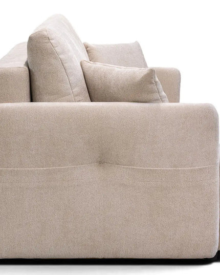 Lisa 3‑istuttava vuodesohva - beige - KalusteDuo_Huonekaluliike_vuodesohva