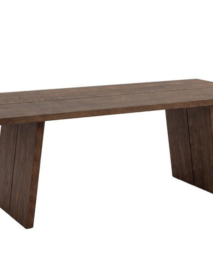 Logga ruokapöytä - savustettu tammi - 210x100 cm - #KalusteDuo_#Huonekaluliike_Ruokapöytä