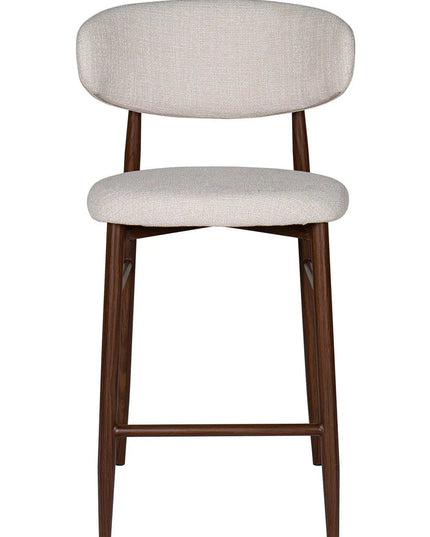 Lulu Baarituoli - vaalea beige/ pähkinä - KalusteDuo_Huonekaluliike_Baarituoli