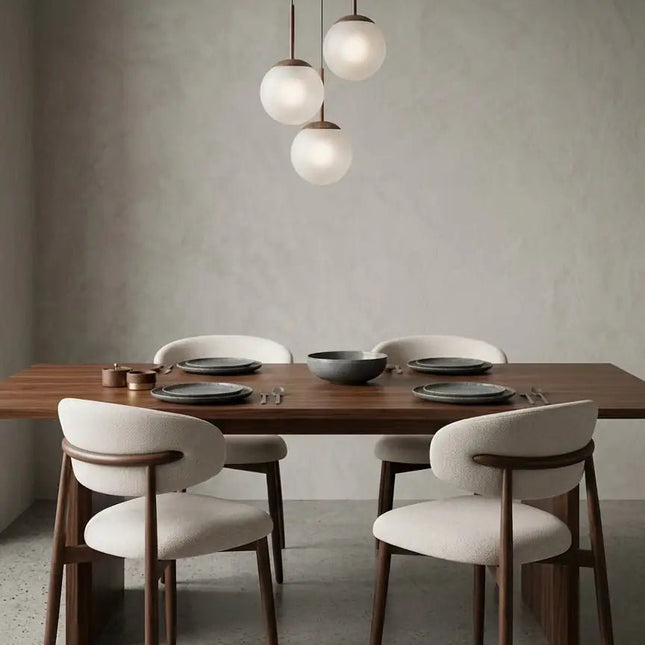 Lulu ruokatuoli - beige / pähkinä - KalusteDuo_Huonekaluliike_Ruokatuoli