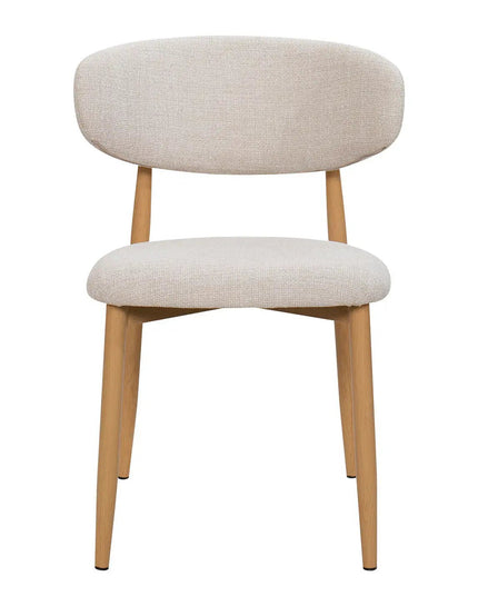 Lulu ruokatuoli - vaalea beige / tammi - KalusteDuo_Huonekaluliike_Ruokatuoli