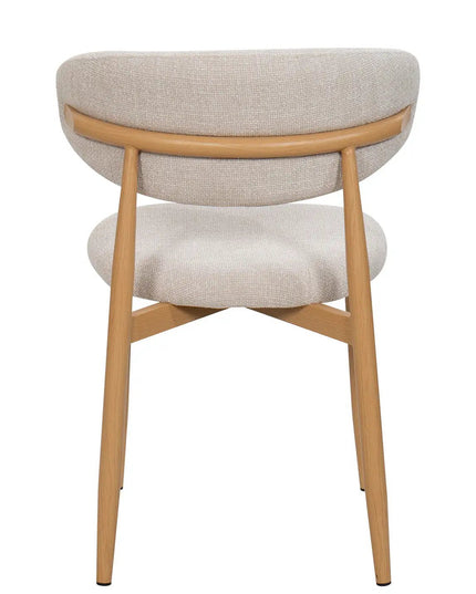 Lulu ruokatuoli - vaalea beige / tammi - KalusteDuo_Huonekaluliike_Ruokatuoli
