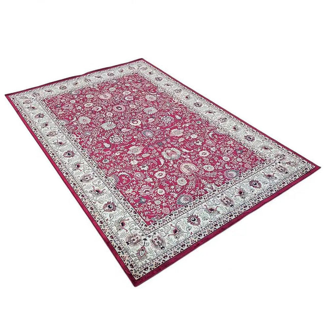 Luxor punainen viskoosimatto - KalusteDuoHuonekaluliikeMatto