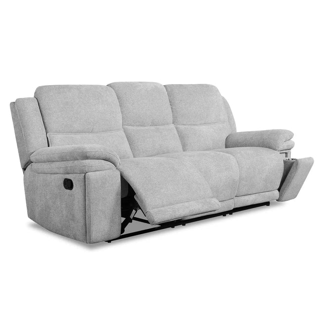 Madeira 3‑istuttava recliner‑sohva – harmaa - KalusteDuo_Huonekaluliike_recliner sohva