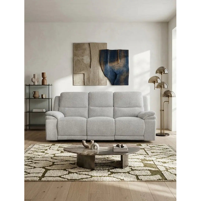 Madeira 3‑istuttava recliner‑sohva – harmaa - KalusteDuo_Huonekaluliike_recliner sohva