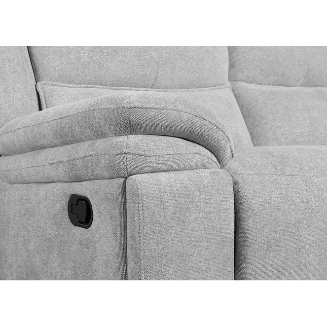 Madeira 3‑istuttava recliner‑sohva – harmaa - KalusteDuo_Huonekaluliike_recliner sohva