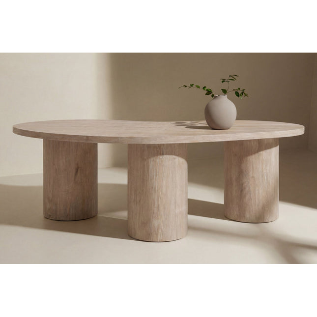 Megg sohvapöytä 130x78 cm - luonnonvärinen - KalusteDuo_Huonekaluliike_Pöytä