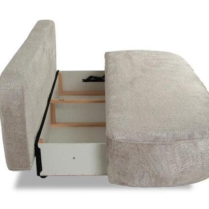 Mellow vuodesohva - beige - KalusteDuo_Huonekaluliike_Vuodesohva