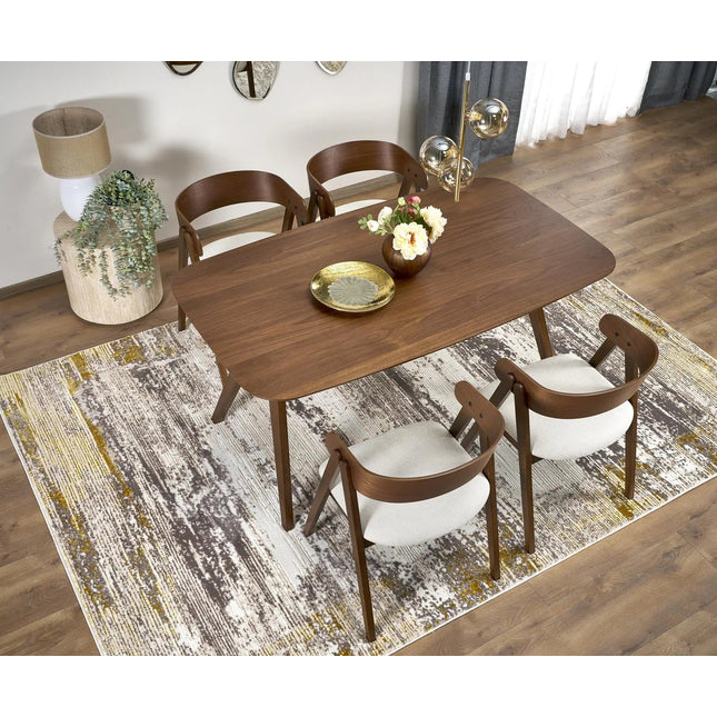 Miguel ruokapöytä pähkinä - KalusteDuo_Huonekaluliike_Ruokapöytä