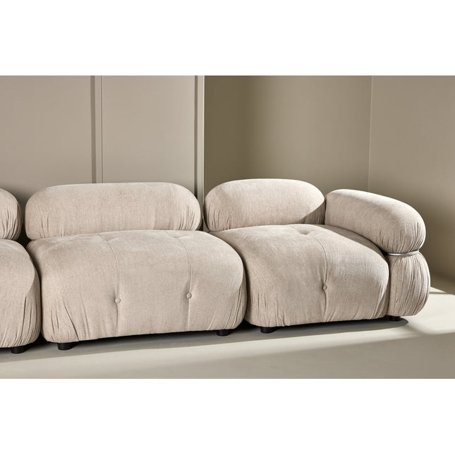 Mika moduulisohva beige/hopea 3 osaa - KalusteDuo_Huonekaluliike_Sohva