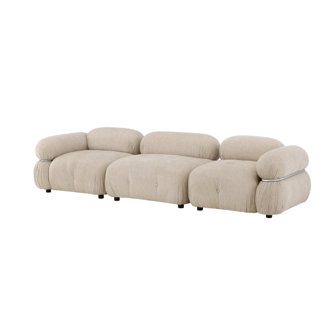 Mika moduulisohva beige/hopea 3 osaa - KalusteDuo_Huonekaluliike_Sohva