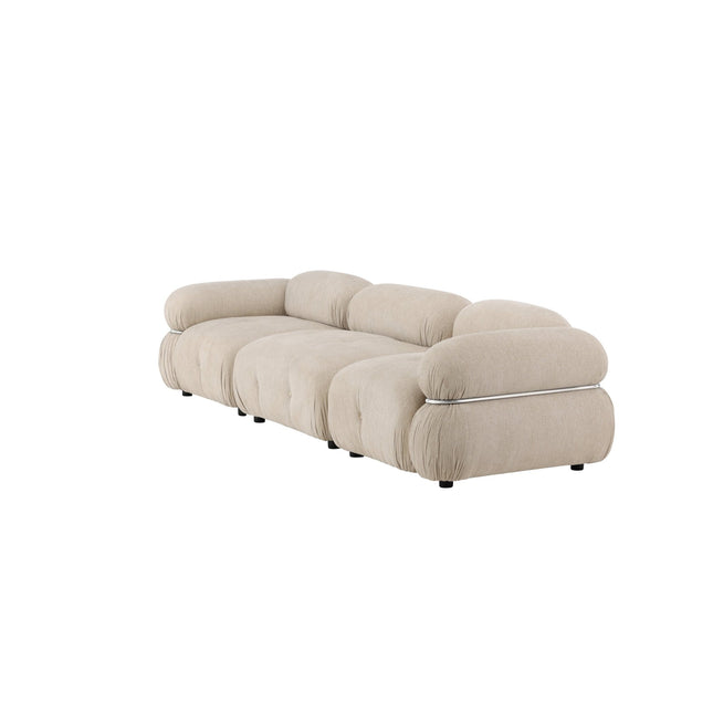 Mika moduulisohva beige/hopea 3 osaa - KalusteDuo_Huonekaluliike_Sohva