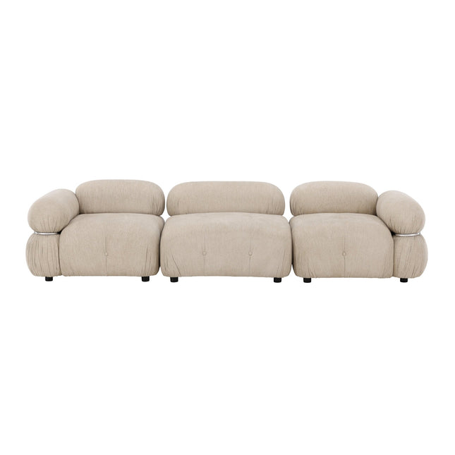 Mika moduulisohva beige/hopea 3 osaa - KalusteDuo_Huonekaluliike_Sohva