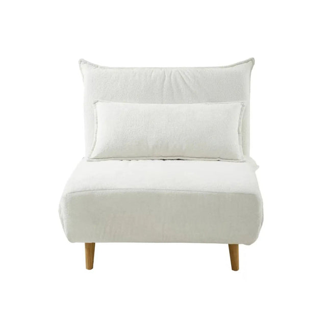 Milla nojatuolisänky valkoinen – 88 cm vuodetuoli - KalusteDuo_Huonekaluliike_vuodetuoli