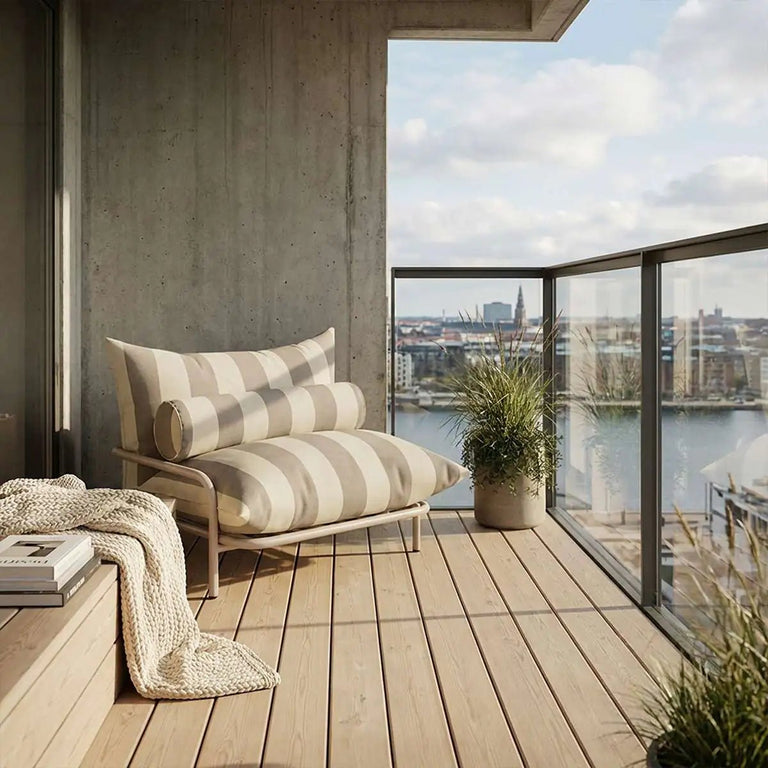 Mollis Lounge ‑tuoli - 3 eri väriä - KalusteDuoHuonekaluliikeulkotuoli