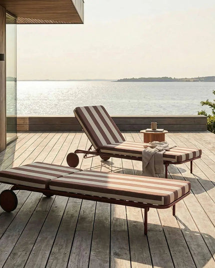 Mollis Sunbed Chestnut - aurinkosänky ulkokäyttöön - KalusteDuo_Huonekaluliike_Aurinkovuode