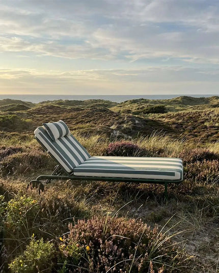 Mollis Sunbed Olive - aurinkosänky ulkokäyttöön - KalusteDuo_Huonekaluliike_Aurinkovuode
