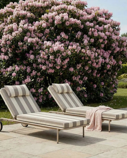 Mollis Sunbed Taupe - aurinkosänky ulkokäyttöön - KalusteDuo_Huonekaluliike_Aurinkovuode