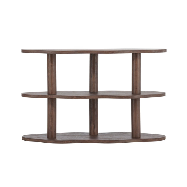 Moln hylly 120x45x75 cm - MDF ja mokka 3D-paperi - KalusteDuo_Huonekaluliike_Säilytyskaluste