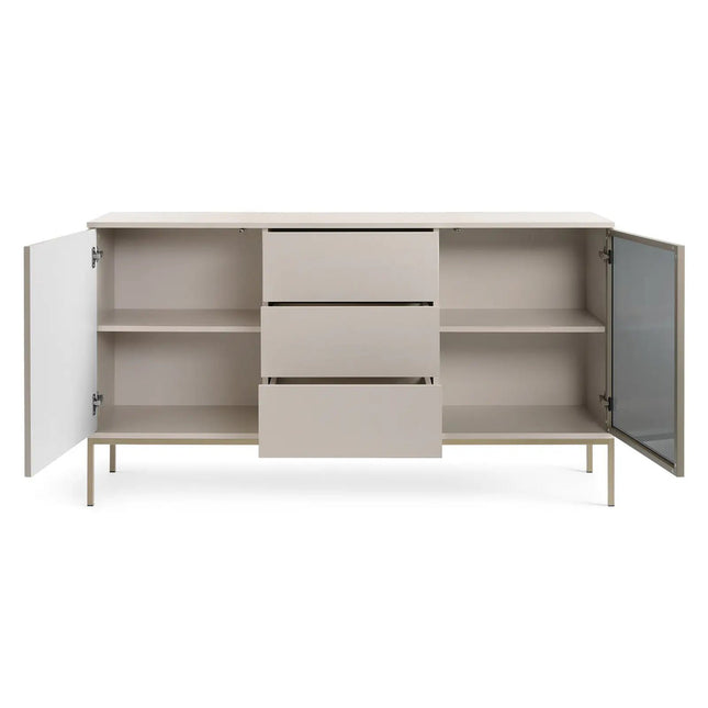 Mona 2 senkki 154 cm - LED‑valaistuksella - KalusteDuo_Huonekaluliike_Senkki