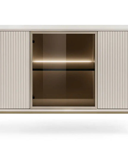 Mona senkki 154 cm - kashmir LED‑valaistuksella - KalusteDuo_Huonekaluliike_Senkki