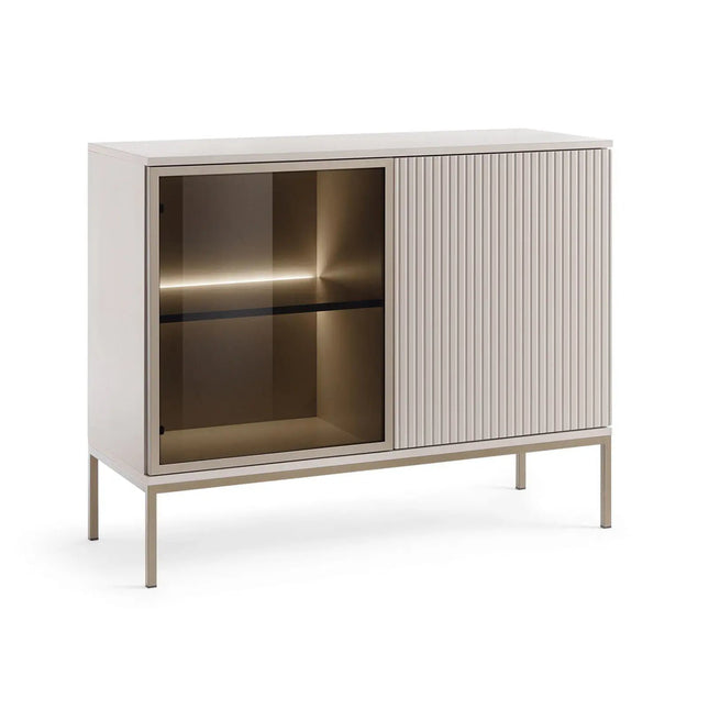 Mona‑senkki 104 cm - kashmir LED‑valaistuksella - KalusteDuo_Huonekaluliike_Senkki