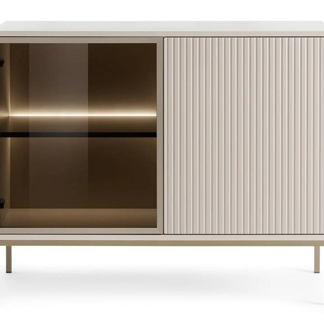 Mona‑senkki 104 cm - kashmir LED‑valaistuksella - KalusteDuo_Huonekaluliike_Senkki