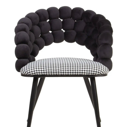 Mondo tuoli - musta sametti - KalusteDuoHuonekaluliikeRuokatuoli