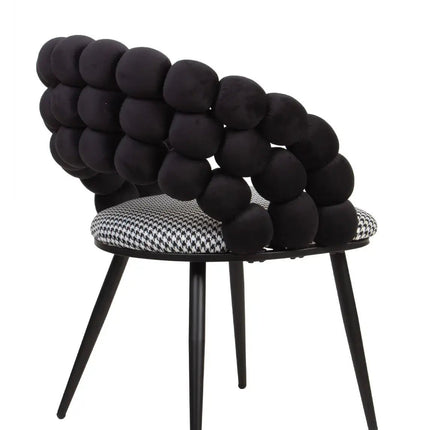 Mondo tuoli - musta sametti - KalusteDuoHuonekaluliikeRuokatuoli
