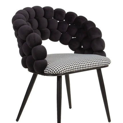 Mondo tuoli - musta sametti - KalusteDuoHuonekaluliikeRuokatuoli