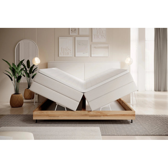 Nebia jenkkisänky säilytystilalla – massiivitammi, 140/160/180x200 cm - #KalusteDuo_#Huonekaluliike_Jenkkisänky