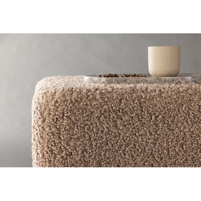 Newton rahi/pouf - Hopea / Beige teddy - KalusteDuo_Huonekaluliike_Rahi
