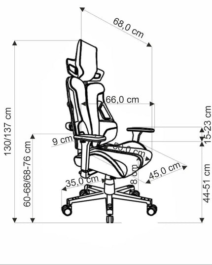 NitroZone pelituoli – harmaa/musta MULTIBLOCK‑mekanismilla - KalusteDuo_Huonekaluliike_pelituoli