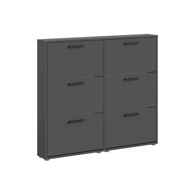 Nook kenkäkaappi 116 cm – antrasiitti - KalusteDuo_Huonekaluliike_kenkäkaappi