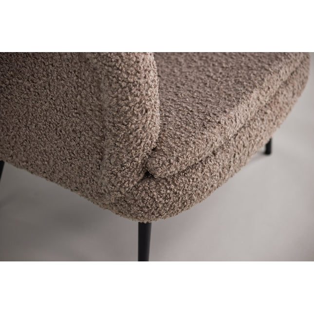 Nordkoster yhden istuttava sohva - Tumma beige teddy - #KalusteDuo_#Huonekaluliike_Nojatuoli