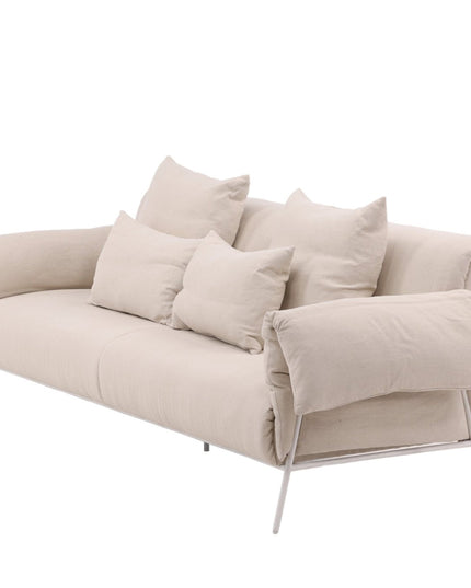 Öckerö sohva - valkoinen / beige pellava - KalusteDuo_Huonekaluliike_Sohva