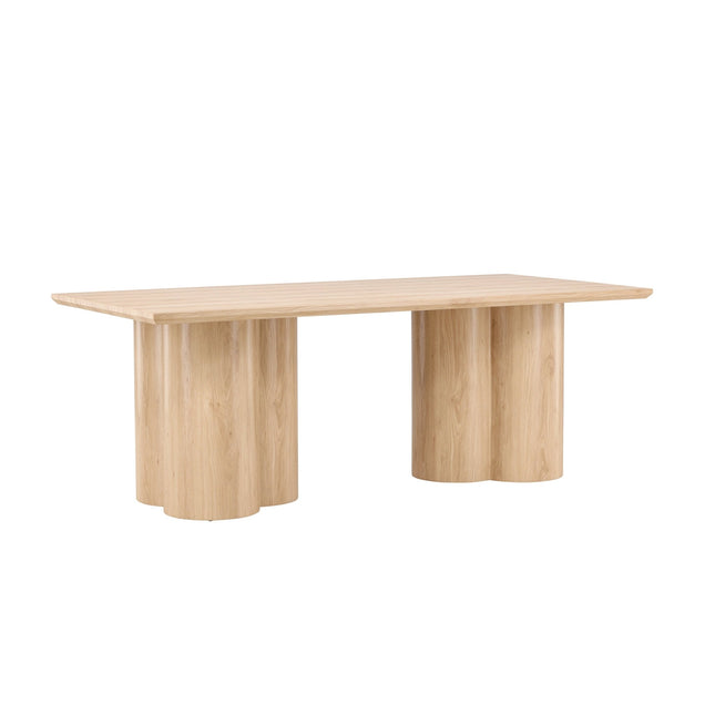 Olivia ruokapöytä 100x210 cm - Luonnonvärinen - KalusteDuo_Huonekaluliike_Ruokapöytä