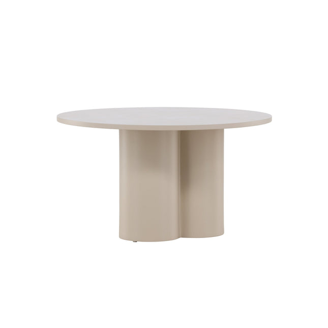 Olivia sohvapöytä ⌀80x45 cm - Beige - KalusteDuo_Huonekaluliike_Pöytä