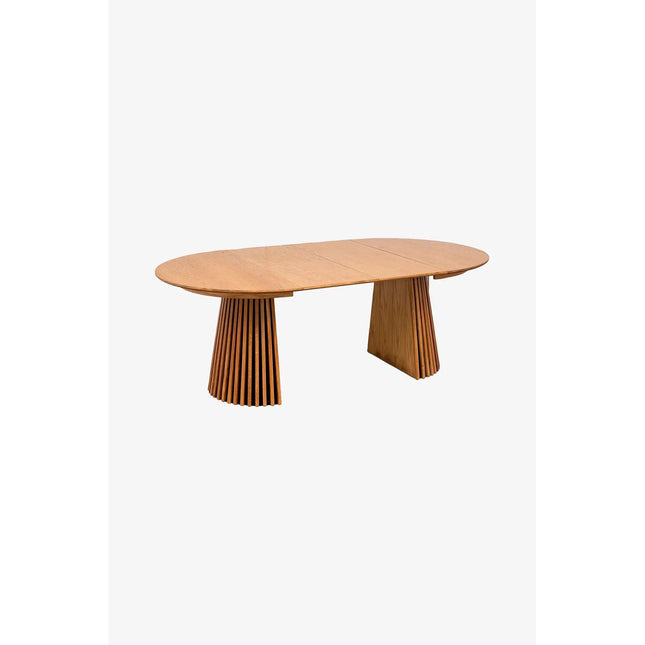 Osaka ruokailuryhmä tammi - pöytä ja 6 Maceda tuolia - KalusteDuoHuonekaluliikeRuokailuryhmä