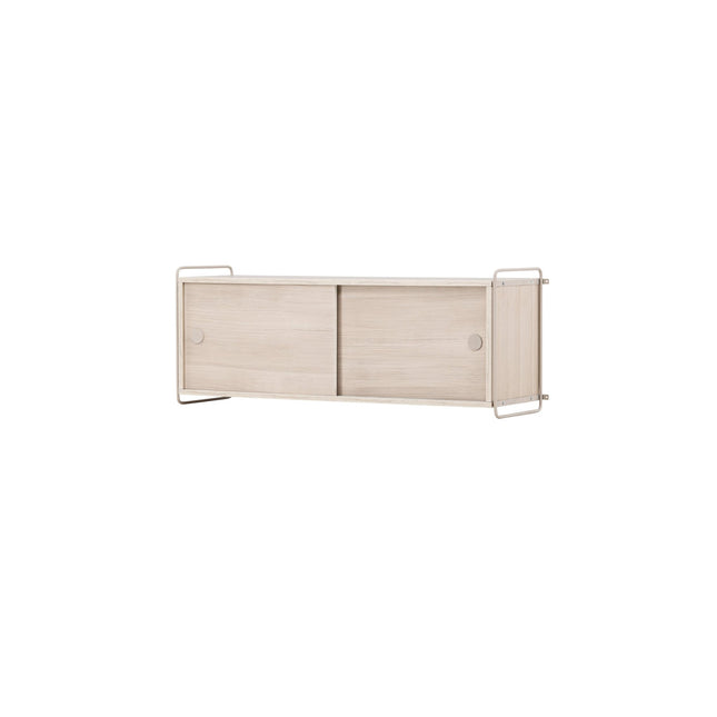 Paris seinäkaappi 121x35x48cm - valkolakattu MDF - KalusteDuo_Huonekaluliike_Säilytyskaluste