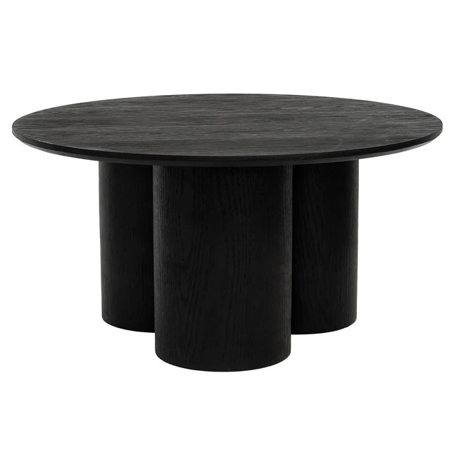 Pillar sohvapöytä - musta tammiviilu - KalusteDuo_Huonekaluliike_sohvapöytä