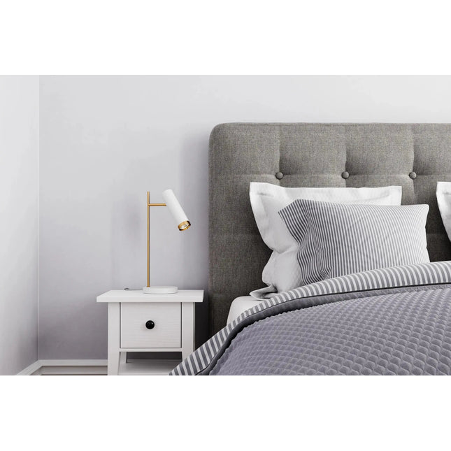 Puls Pöytävalaisin Valkoinen - KalusteDuoHuonekaluliikePöytävalaisin