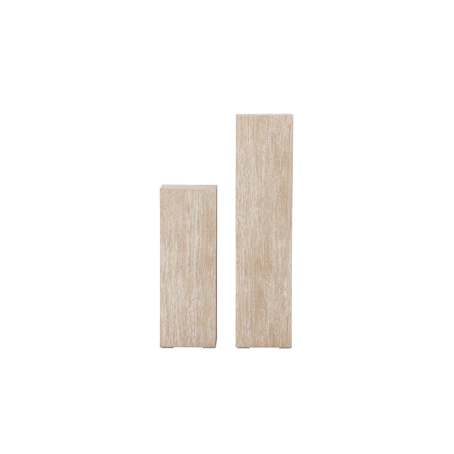 Ramsvik sivupöytä 23x65 + Ramsvik sivupöytä 23x95 - travertiininvärinen - KalusteDuo_Huonekaluliike_Pöytä