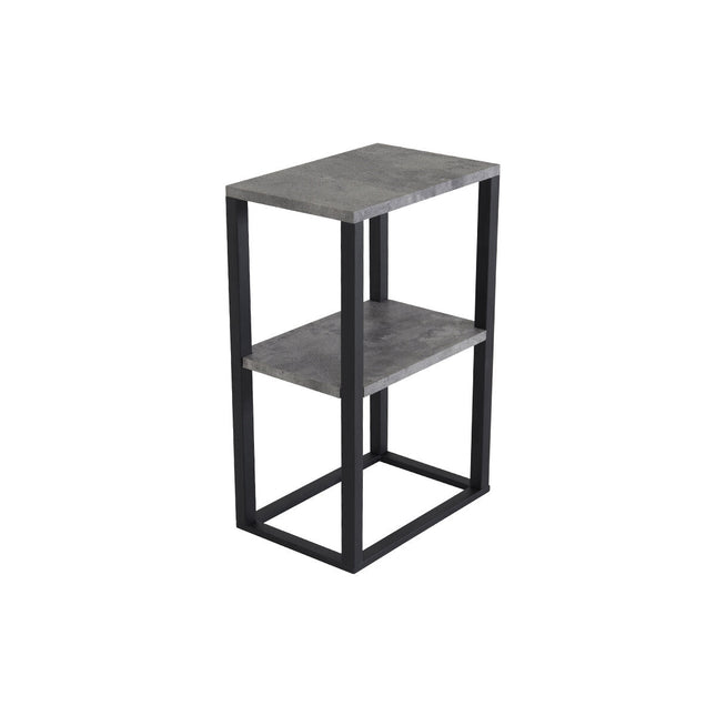 Rise yöpöytä - musta / betoninvärinen 45*30*H70 - KalusteDuo_Huonekaluliike_Pöytä