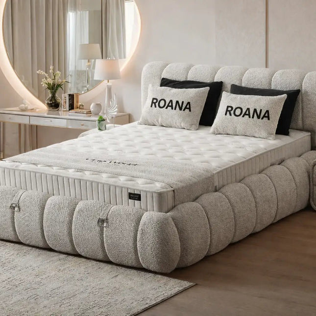 Roana 7 - vyöhykkeinen sänky säilytystilalla - 160/180/200x200 cm - KalusteDuo_Huonekaluliike_Sänky